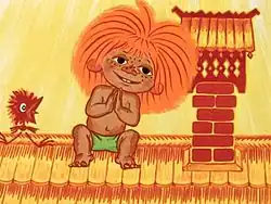 Кадр из мультфильма «Рыжий, рыжий, конопатый»