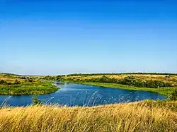 Река Чёрный Ташлык в г. Новоукраинка (возле карьера щебзавода)