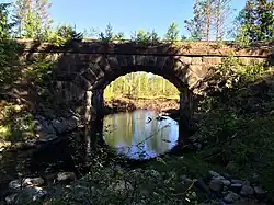 Старый финский железнодорожный мост.