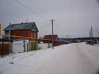 Село Саклово. Улица Дорожная. 2019 год