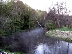 Река у источника преподобного Серафима (Нижегородская область)