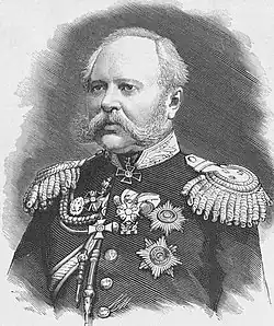 Генерал-лейтенант В. К. Свечин, 1877 год