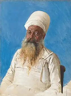 Священник парс (огнепоклонник). Бомбей, 1874—1876