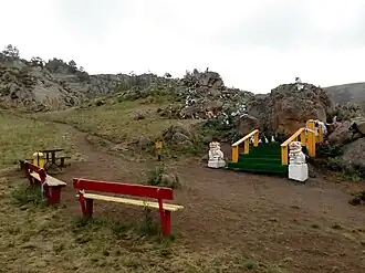 Священное место Бурган изи в селе Целинное