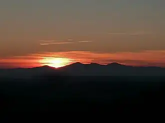 Вид на гору Мотаица.