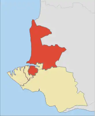 Нахимовский район на карте