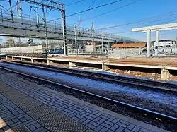 Северная (недействующая платформа) в ходе работ по её демонтажу, март 2023 год