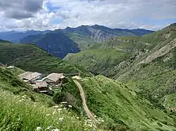 Село Мугурух, вид сверху