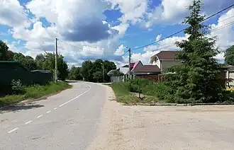 Одна из улиц Сергеево