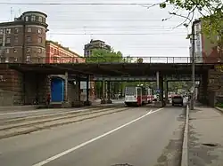 Железнодорожный мост над Сердобольской улицей