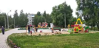 Сквер им. В.И. Горбунова в Ишне