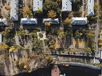 Сквер речников сверху