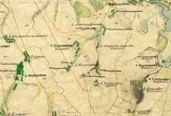 На карте Менде А.И., 1962 год.