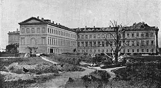 Ураган 16 июня 1904 г. I и II кадетские корпуса