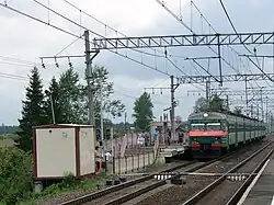 Электропоезд на Любань у платформы № 1