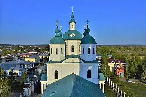 Вид на собор с колокольни