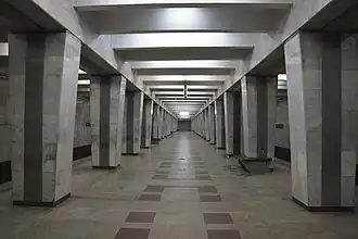 Центральный зал станции «Спортивная»