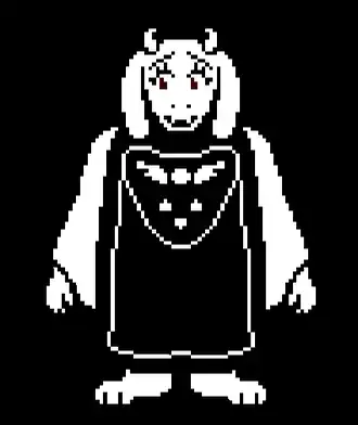 Ториэль при первом диалоге с игроком в Руинах