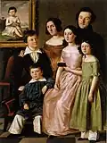 Семейный портрет. Национальный художественный музей Украины, Киев. Имена изображённых неизвестны.