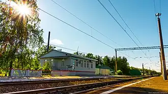 Платформа и пути станции Давыдово