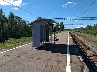 На платформе. Вид на юго-запад