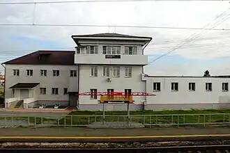 Зал ожидания и служебные помещения станции