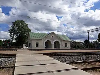 Старый пассажирский павильон (снесён в 2018)