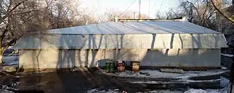 Стена ТЦ в сквере Речников ДО