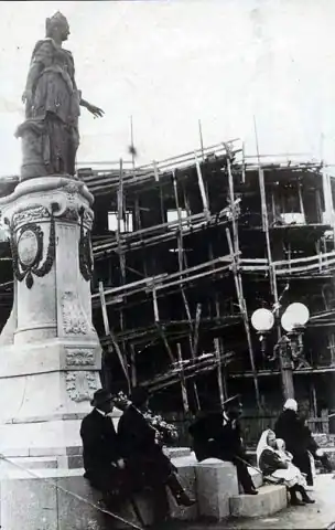 Строительство главного корпуса Екатеринославского горного института