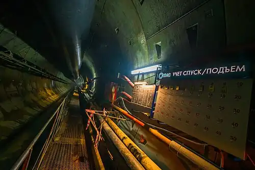 Строительство станции, декабрь 2020 года