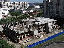 Строительство поликлиники в Моравском переулке