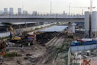 стройплощадка в августе 2023 года