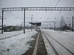 Платформа. Вид в северном направлении