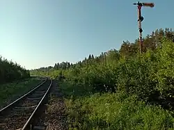 Нечётный семафор. Вид со стороны ст. Видлица