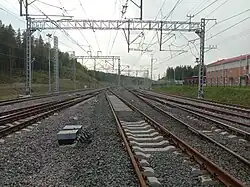 Вид в сторону ст. Каменногорск.