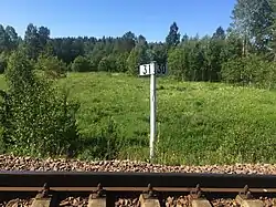 Вид урочища на месте бывшей станции.