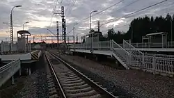 Вид в сторону ст. Громово.