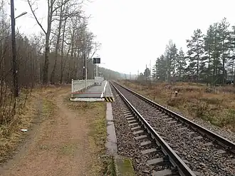 Вид в сторону ст. Приморск.