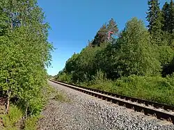 Чётный семафор. Вид со стороны ст. Видлица.