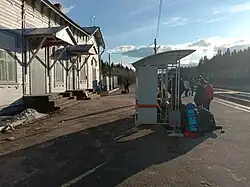 Пассажирский павильон.