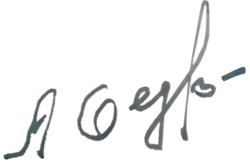 Изображение автографа