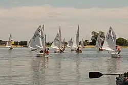 Регата в классе «Оптимист» (самый массовый детский класс яхт в мире), Калининград