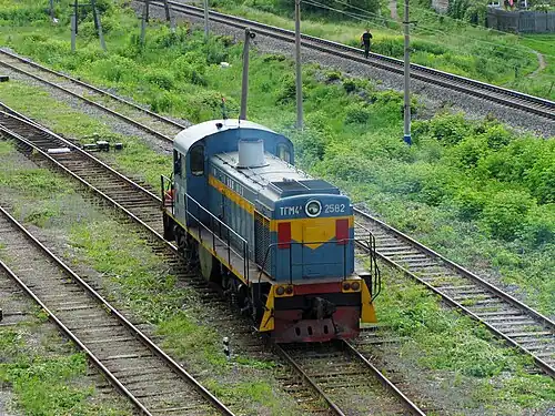 ТГМ4А-2582, вид сверху