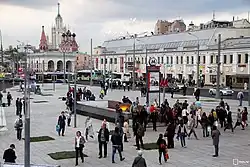 Таганская площадь после реконструкции, сентябрь 2016 года