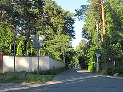 Тарховский переулок - вид от Тарховского проспекта