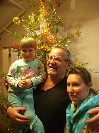 Профессор Телегин А. И. с семьёй. 5.01.2019