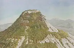 Максимильян Пресняков. Столовая гора с пещерным городом Тепе-Кермен в верхней части (2006)