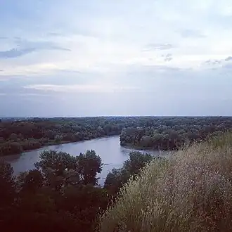 Река Терек у села Терекское (Кабардино-Балкария)