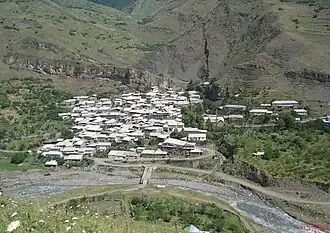 Село Тлярош и река Карал-ор