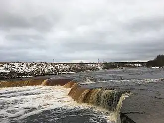 Тосненский водопад. 2017 год